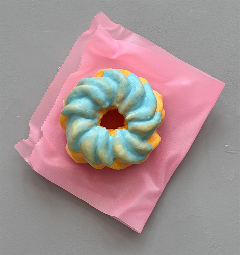 Blue French Cruller