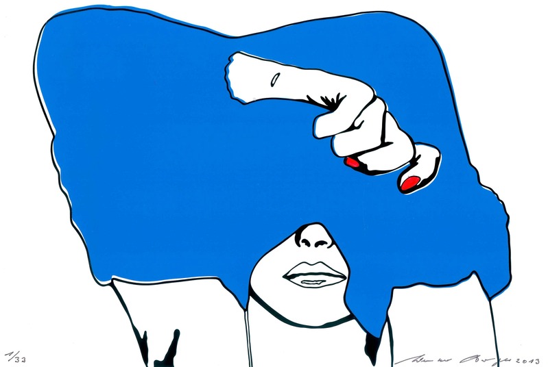 Werner Berges: Shirt (blau)