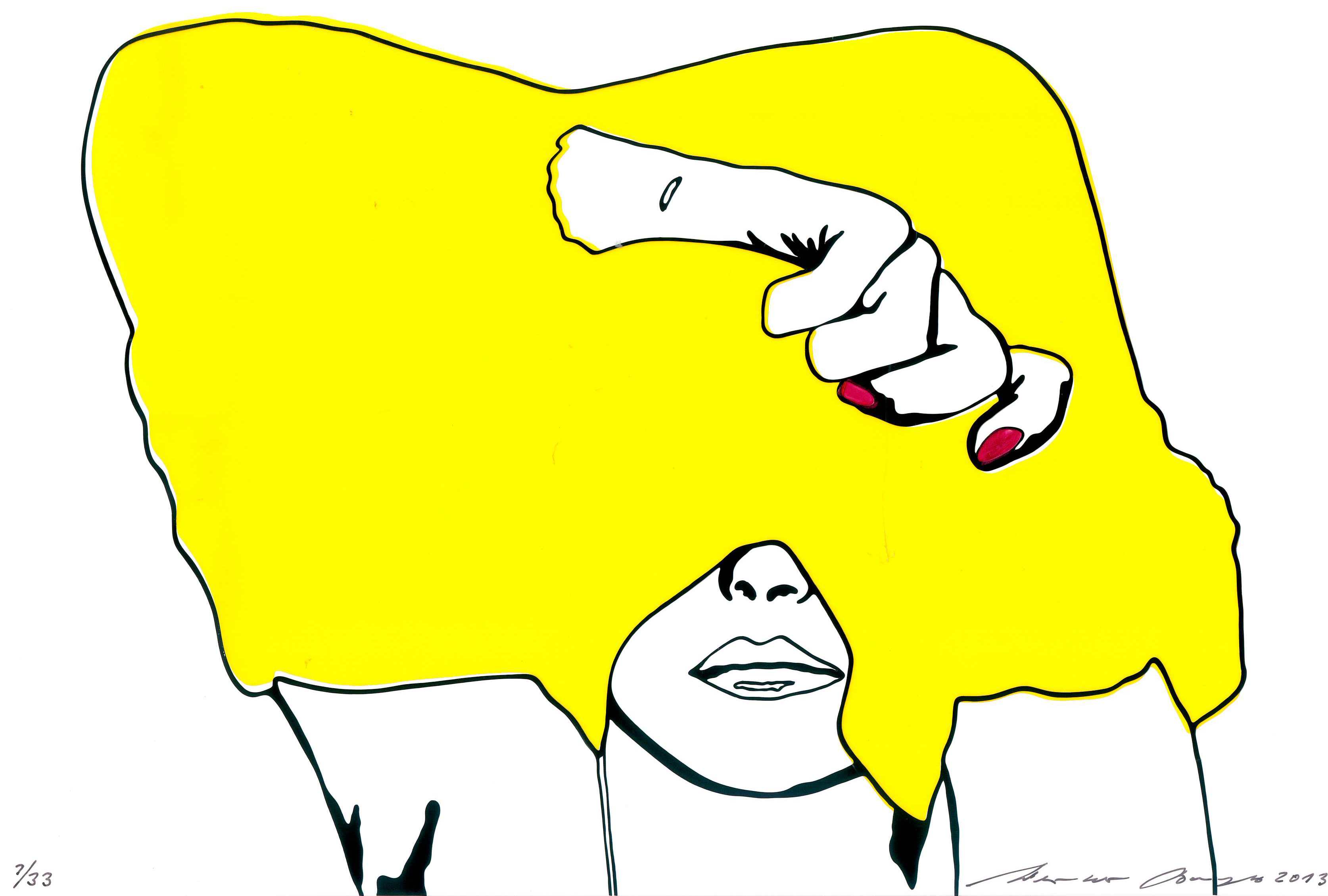 Werner Berges: Shirt (gelb)