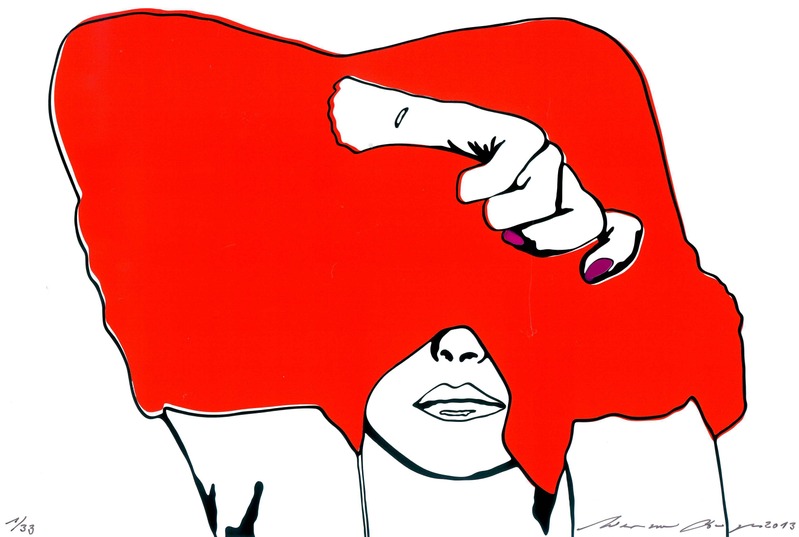 Werner Berges: Shirt (rot)