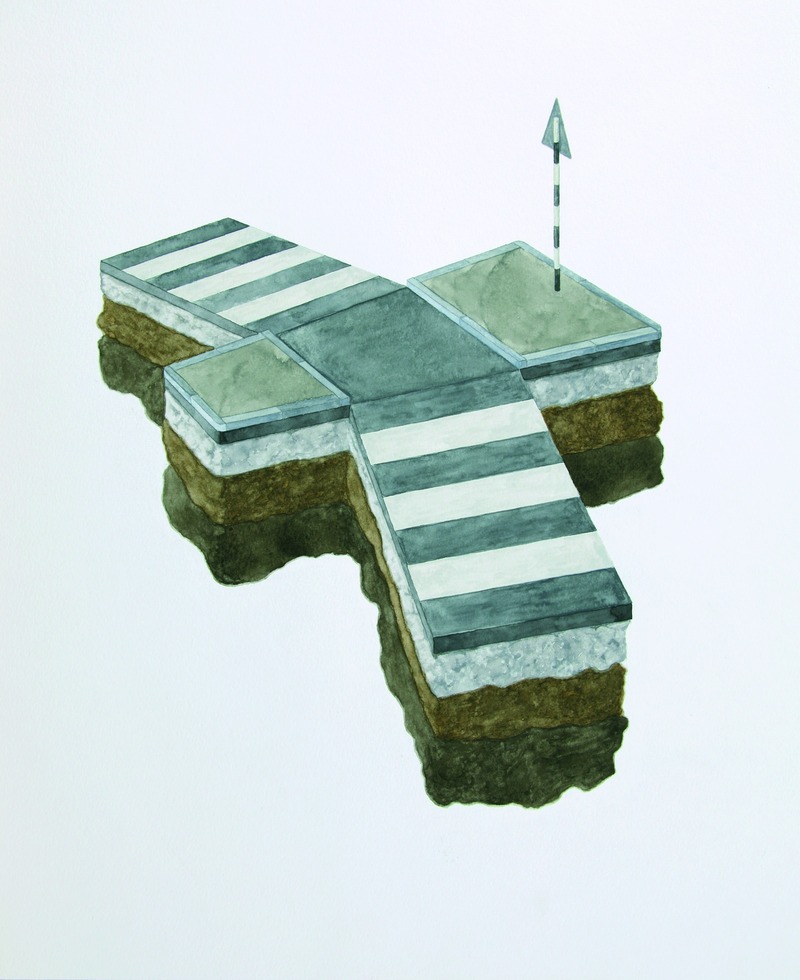 Steve Johnson: Zebra crossing II