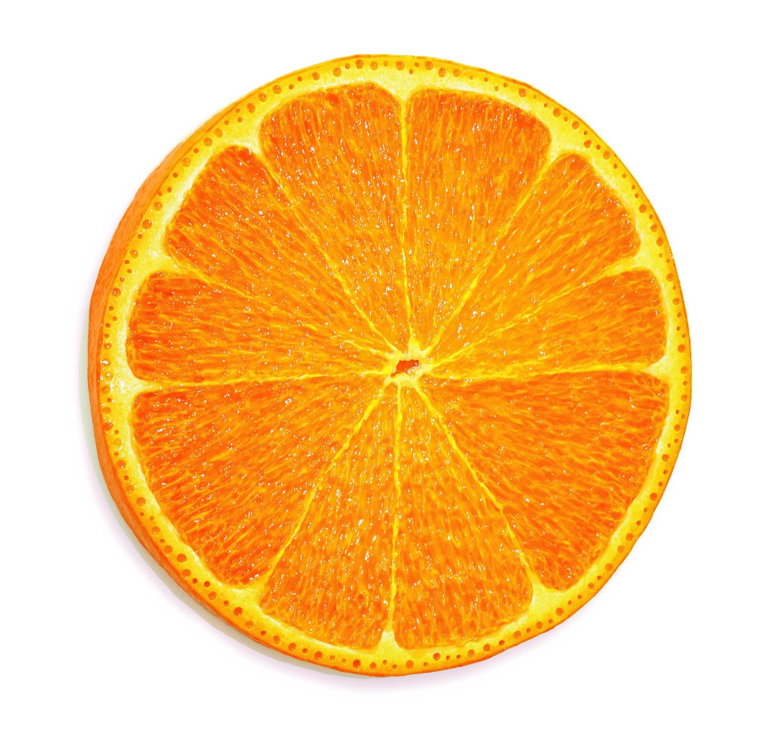 Doppelklick öffnet Großansicht Peter Anton: slice of orange