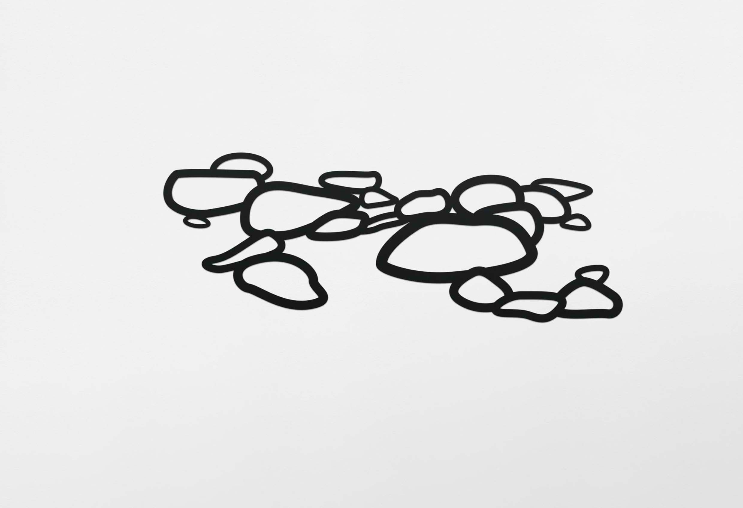 Julian Opie: Nature 1 - Pebbles 4
