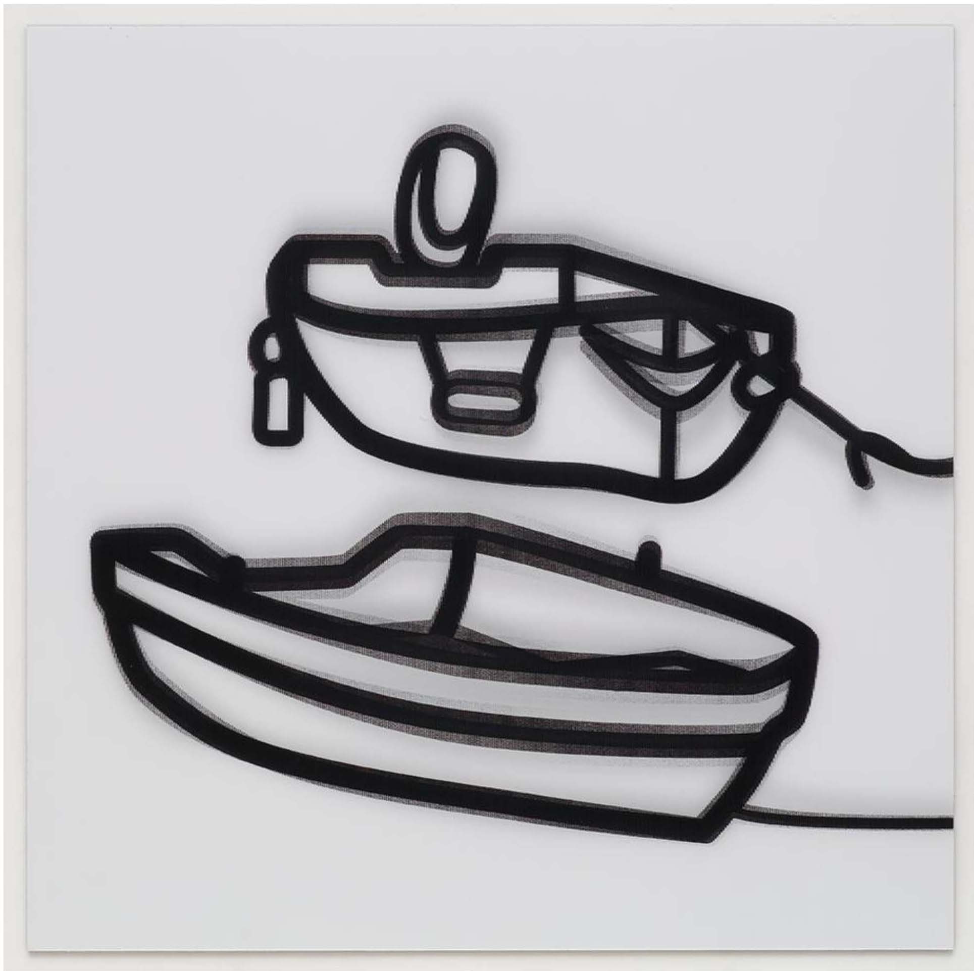 Julian Opie: Nature 2 - Boats 2