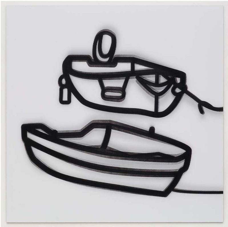Julian Opie: Nature 2 - Boats 2