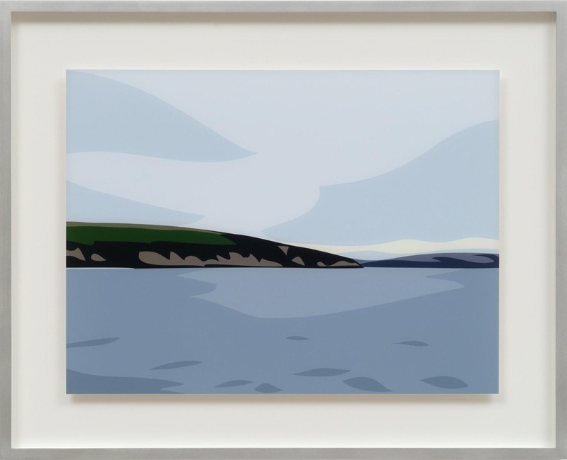 Julian Opie: Cornish Coast 1 - Polridmouth Coast