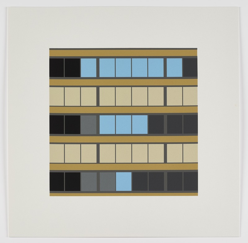 Julian Opie: E1 (from the series "Office Windows")