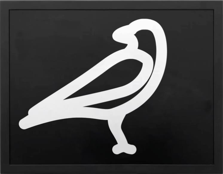 Julian Opie: Crow turning