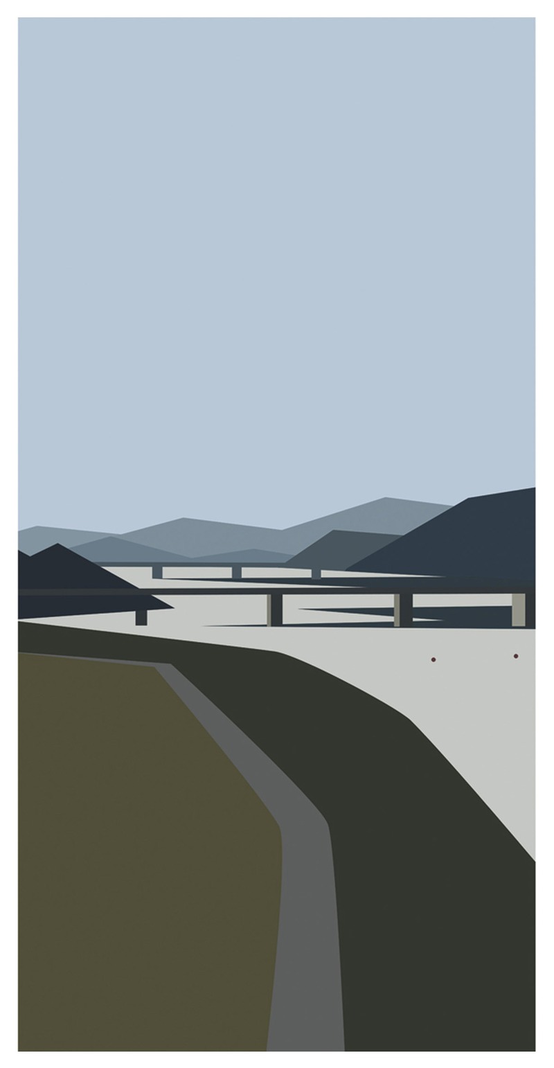 Julian Opie: Seoul to Busan 5
