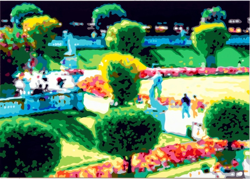 Konrad Winter: Jardin du Luxembourg 2