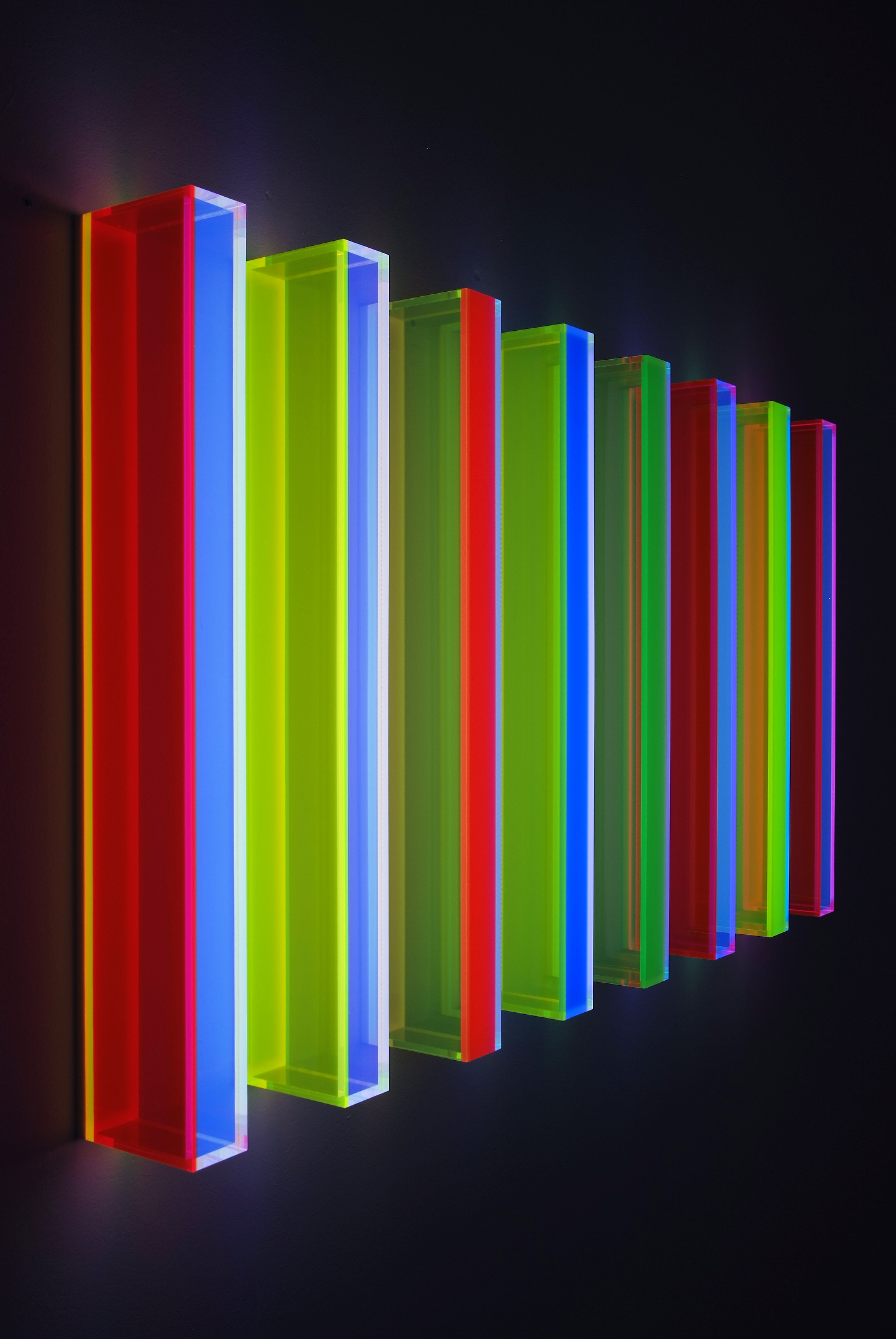 Doppelklick öffnet Großansicht colourmirror rhine I (a-h), 8 Arbeiten
