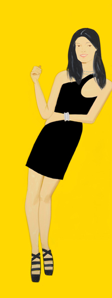 Alex Katz: Black dress 1 Yi