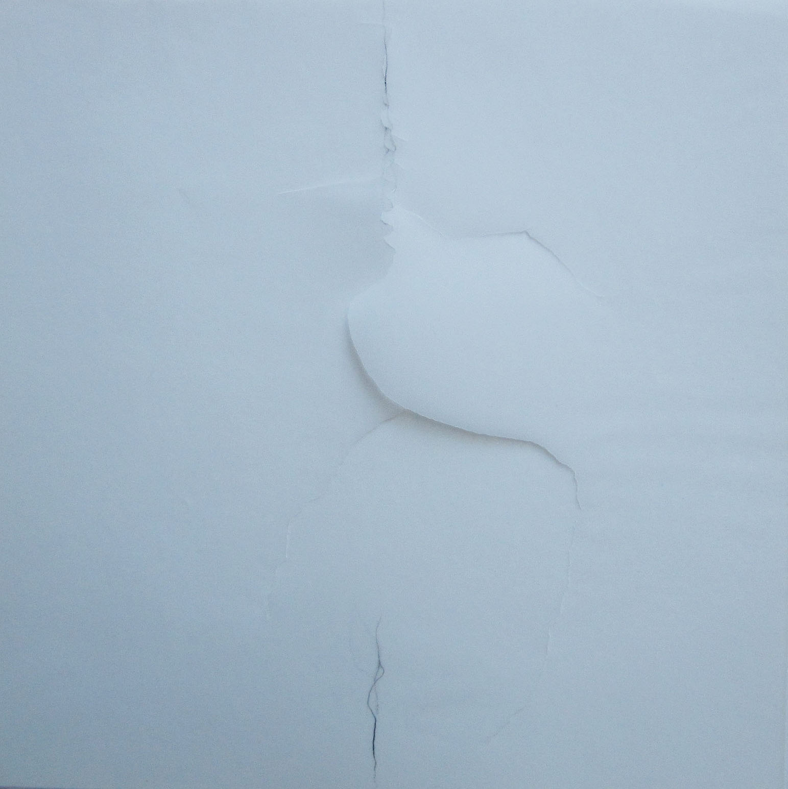 Papierrelief weiß - 16-XI-85-A11