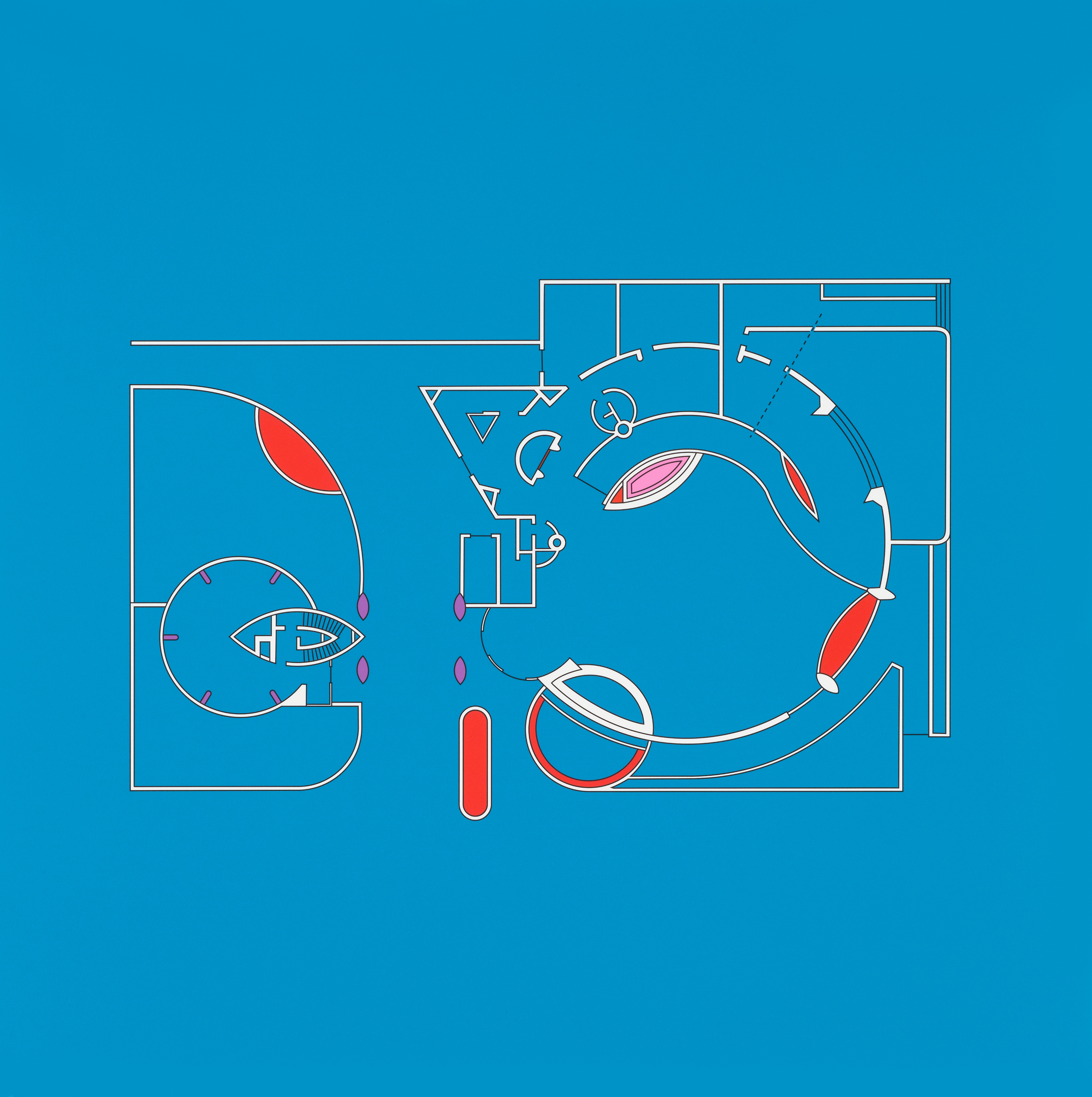 Michael Craig-Martin: Plan and Elevation (Guggenheim - part 1 of diptychon)