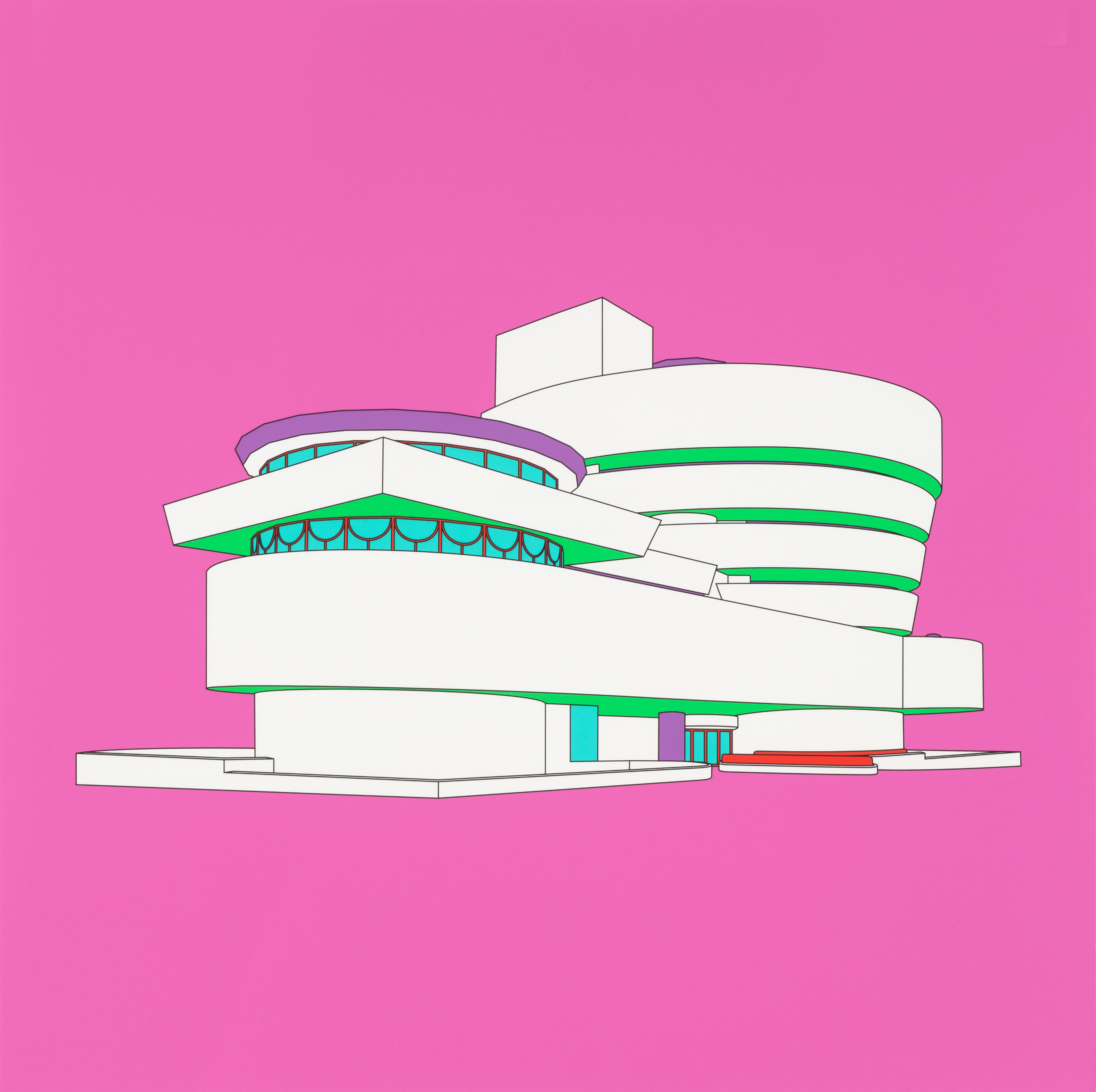Michael Craig-Martin: Plan and Elevation (Guggenheim - part 2 of diptychon)