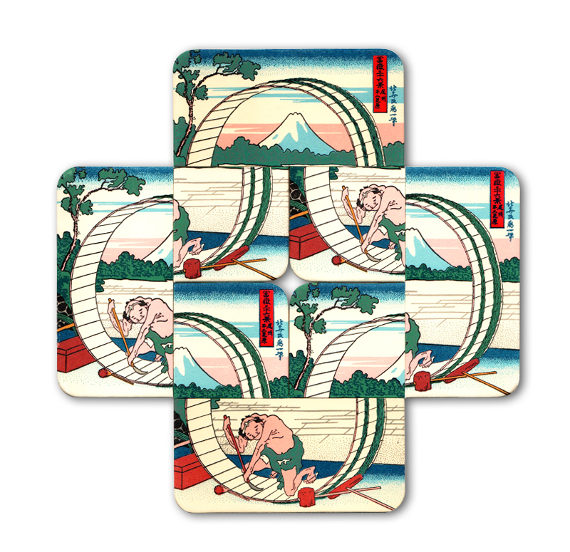 Albrecht Wild: Ukiyo-e XIV (Hokusai 4)
