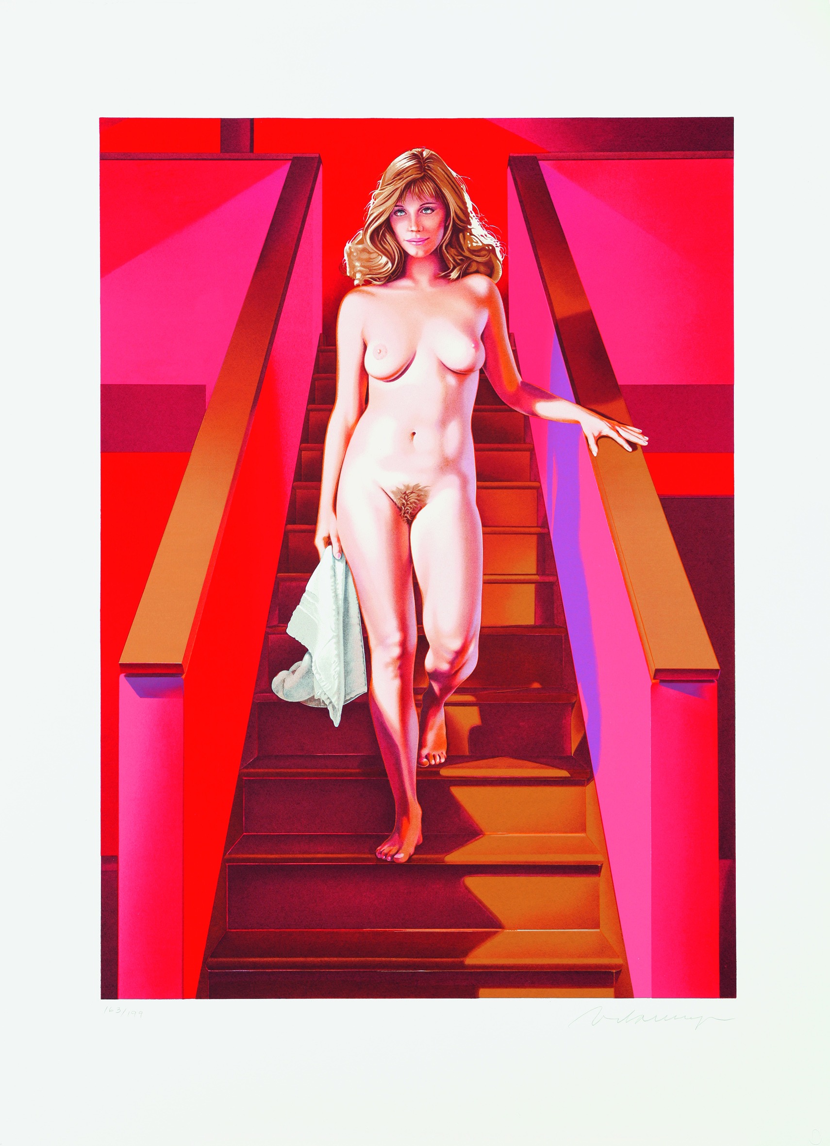 Nude descending a staircase