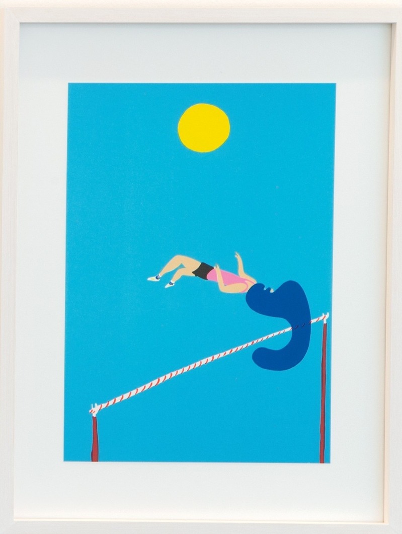 Peter McDonald: High Jump (gerahmt)