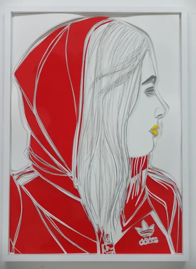Marion Eichmann: Trainingsjacke rot