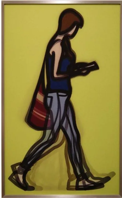 Julian Opie: waitress