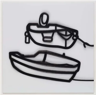 Doppelklick öffnet Großansicht Julian Opie: Nature 2 - Boats 2