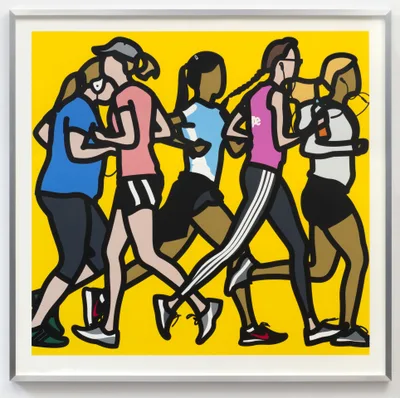 Julian Opie: Running women