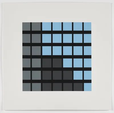 Doppelklick öffnet Großansicht Julian Opie: A1 (from the series "Office Windows")