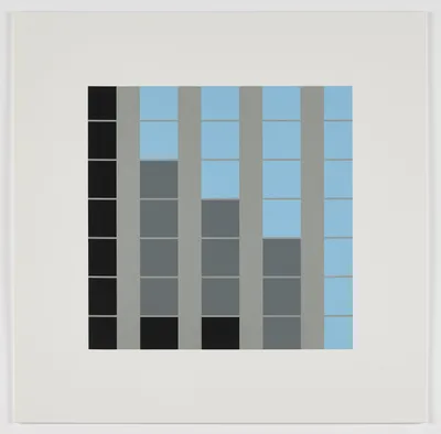 Doppelklick öffnet Großansicht Julian Opie: B1 (from the series "Office Windows")