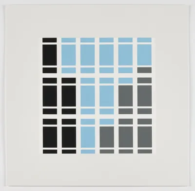 Doppelklick öffnet Großansicht Julian Opie: C1 (from the series "Office Windows")