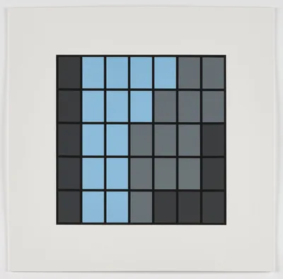 Doppelklick öffnet Großansicht Julian Opie: D1 (from the series "Office Windows")