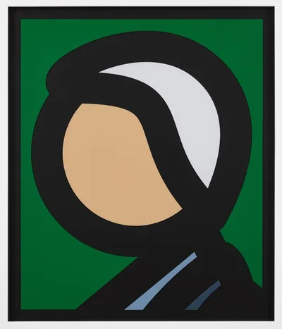 Julian Opie: Paper Head 8