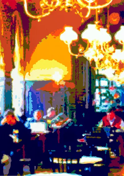 Doppelklick öffnet Großansicht Konrad Winter: Café Sperl