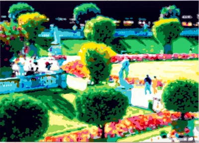 Konrad Winter: Jardin du Luxembourg 2
