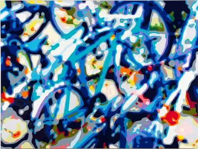 Konrad Winter: Blaues Fahrrad