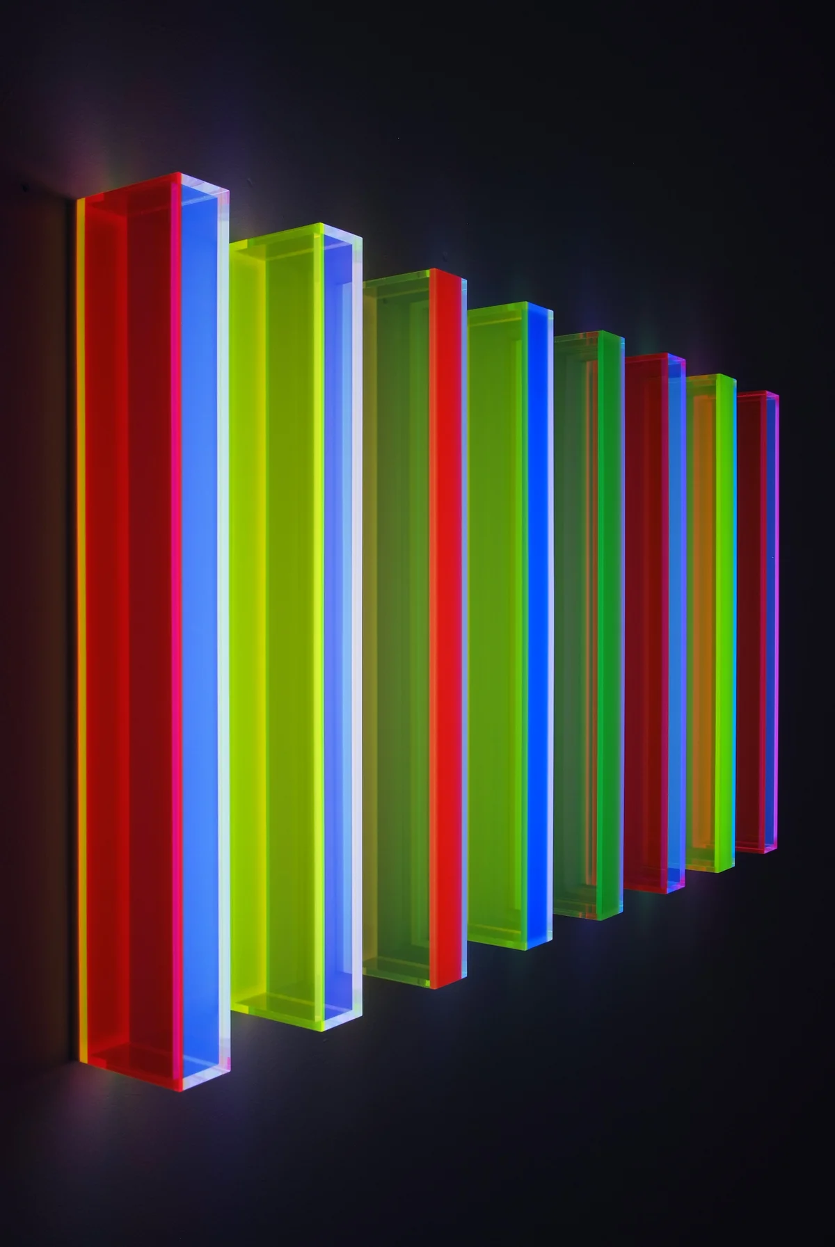 Doppelklick für Großansicht colourmirror rhine I (a-h), 8 Arbeiten