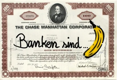 Thomas Baumgärtel: Banken sind ... Banane