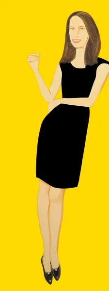 Alex Katz: Black dress 9 Christy