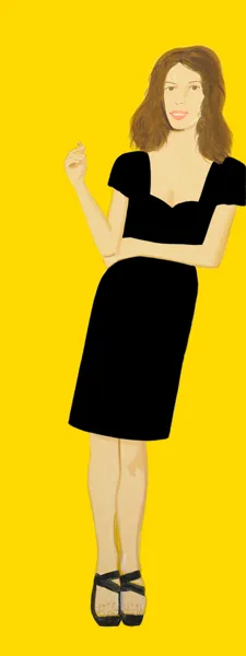 Alex Katz: Black dress 2 Cecily