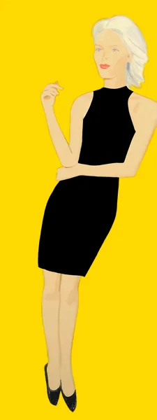Alex Katz: Black dress 8 Ruth