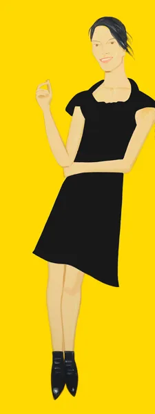 Alex Katz: Black dress 7 Carmen