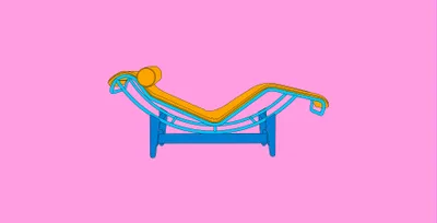 Michael Craig-Martin: Design and Architecture (Le Corbusier - part 1 of diptychon)