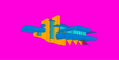 Michael Craig-Martin: Design and Architecture (Frank Lloyd Wright - part 2 of diptychon)