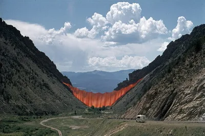 Christo, Jeanne-Claude, Volz: Valley Curtain - VC-21