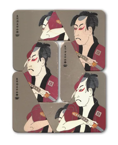 Albrecht Wild: Ukiyo-e IV (Sharaku 3_2)