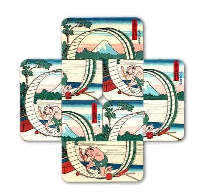 Albrecht Wild: Ukiyo-e XIV (Hokusai 4)