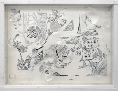 Mary Bauermeister: Chinese Flowers (Rückseite)