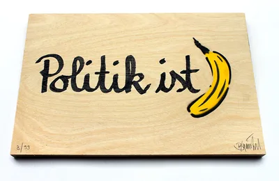 Thomas Baumgärtel: Politik ist Banane