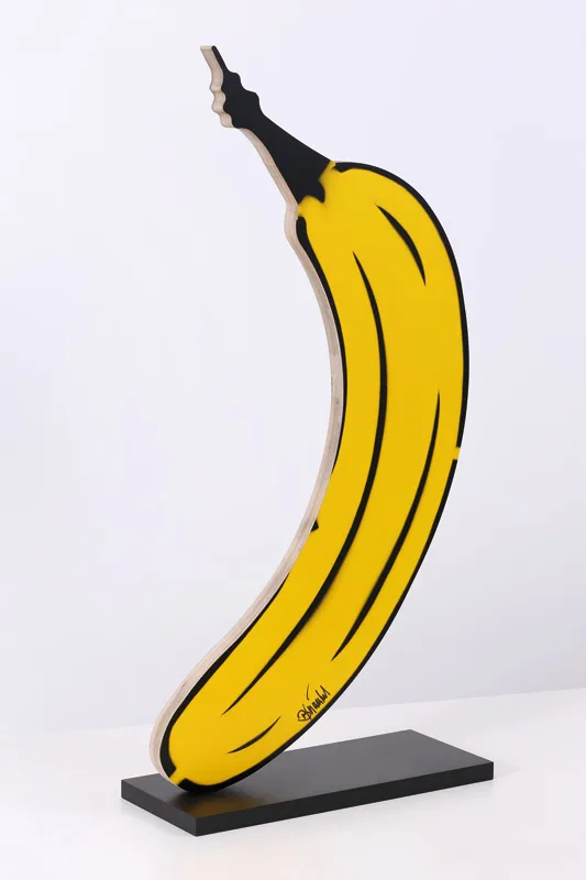 Holzbanane (Standskulptur)