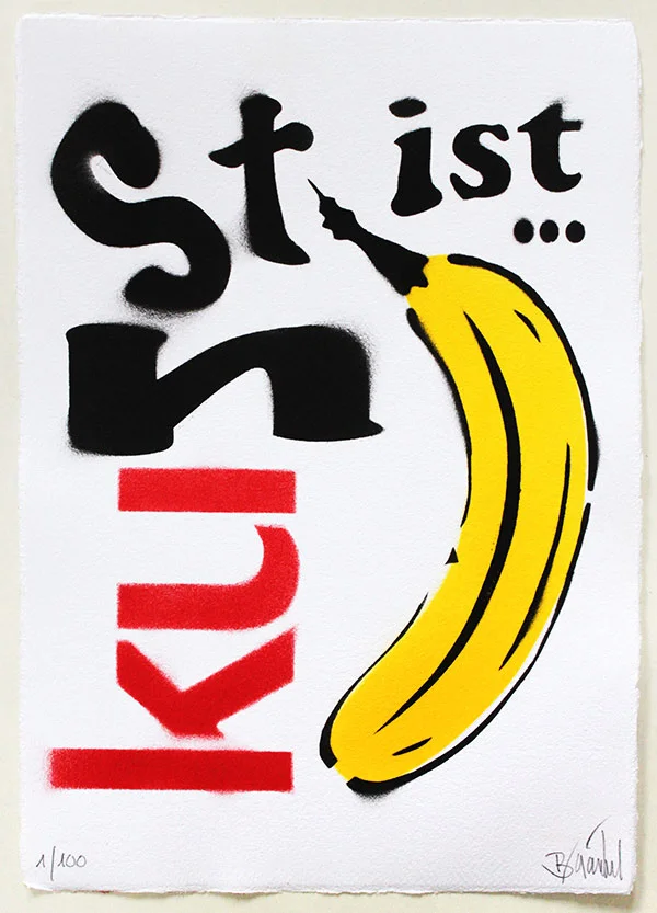 Klick für Großansicht Kunst ist Banane
