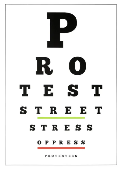 Iván Navarro: Carta Visual (Protest)